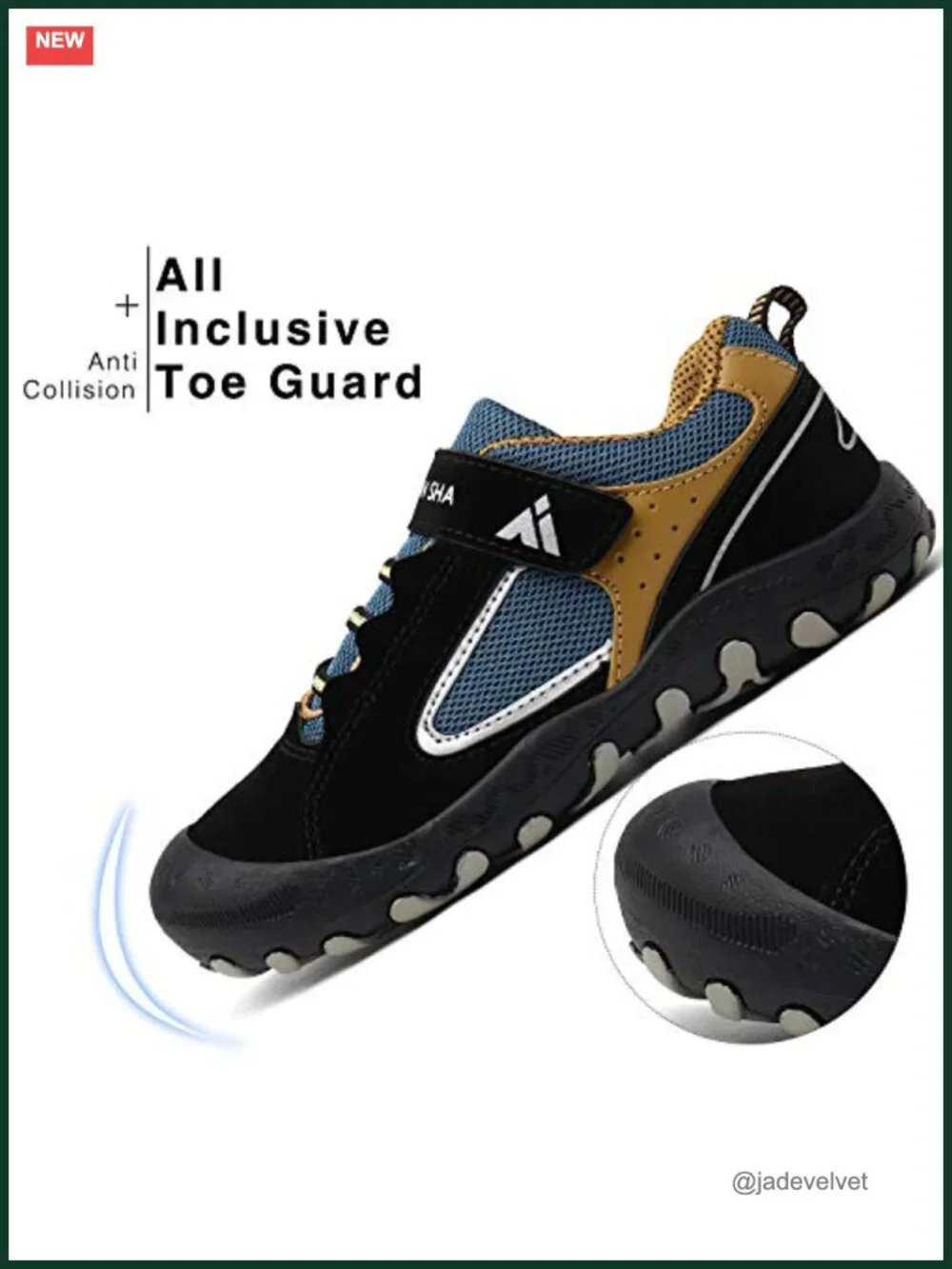 Kids Hiking Boots Toddler Boys Girls Outdoor Trail Sneakers Anti-Collision